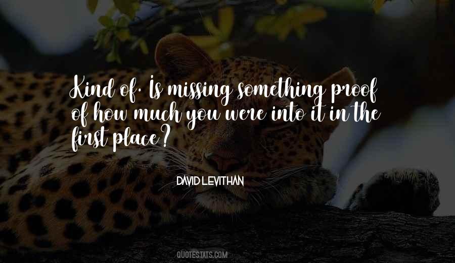 Missing Place Quotes #1732658