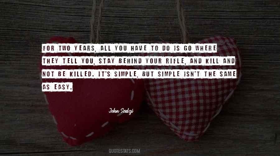 Simple Is Not Easy Quotes #640101