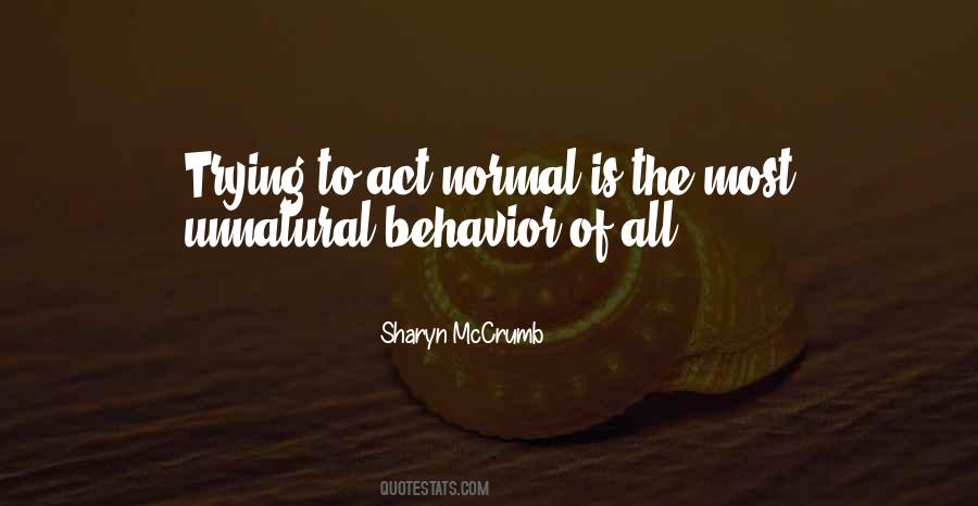 Normal Is Quotes #886815