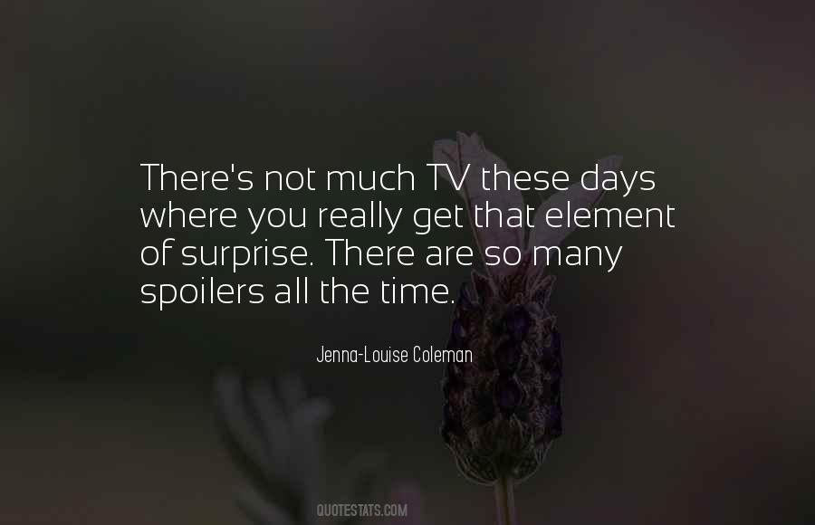 Quotes About Tv Time #1454481