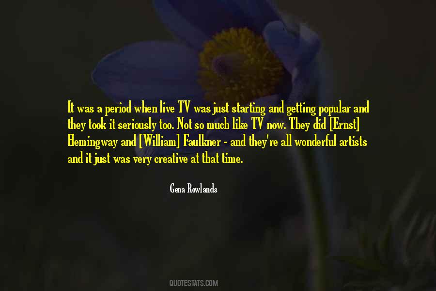 Quotes About Tv Time #308170