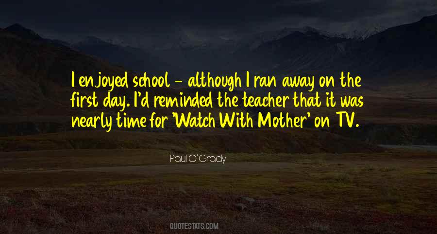Quotes About Tv Time #666440