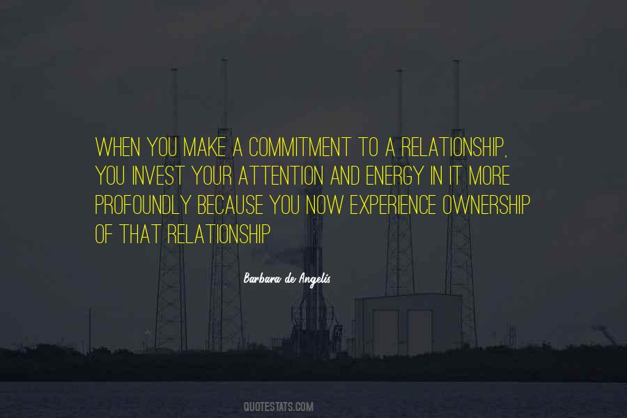 Commitment In Relationship Quotes #481795