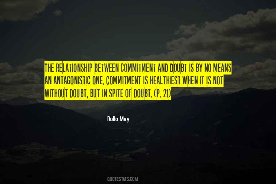 Commitment In Relationship Quotes #956745