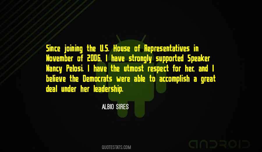 Quotes About The House Of Representatives #455260