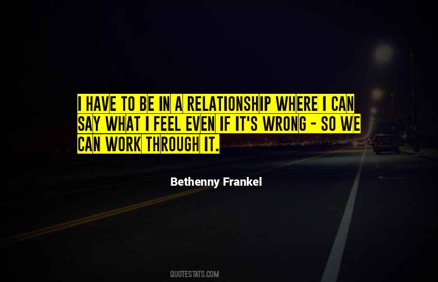 Relationship Work Quotes #1254430
