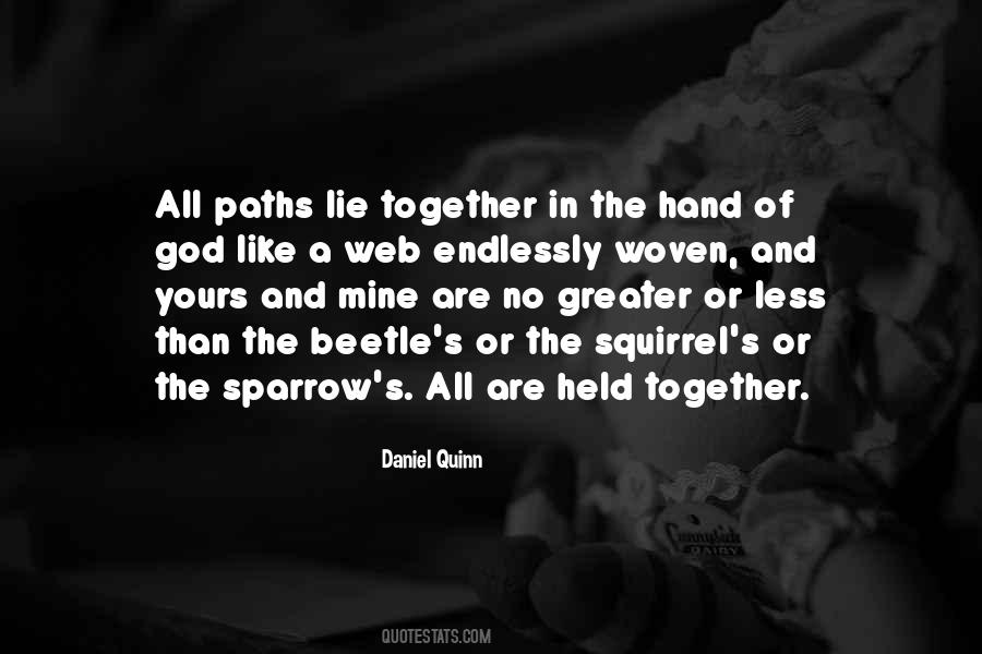 Together Hand In Hand Quotes #1672862