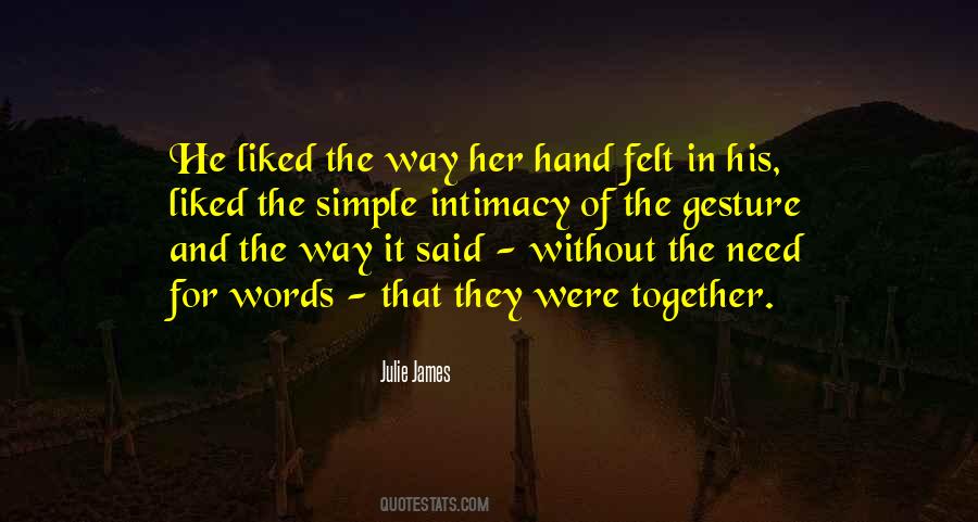 Together Hand In Hand Quotes #425133