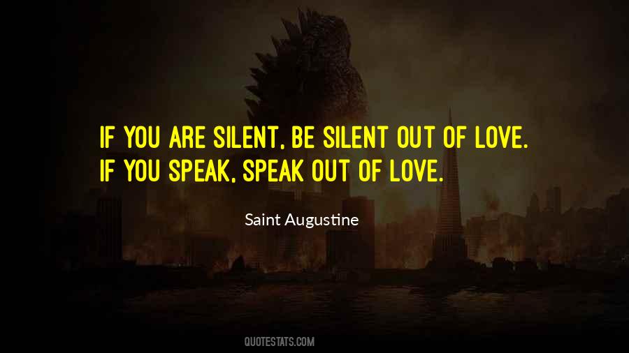 Speak Love Quotes #383992