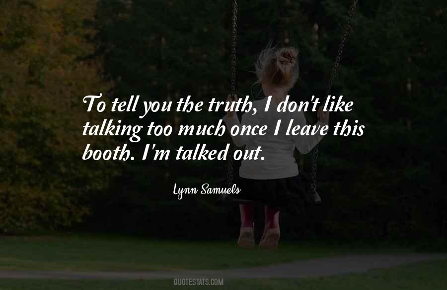 I Like Talking To You Quotes #161521