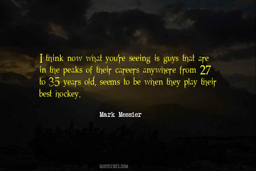 Old Hockey Quotes #552437