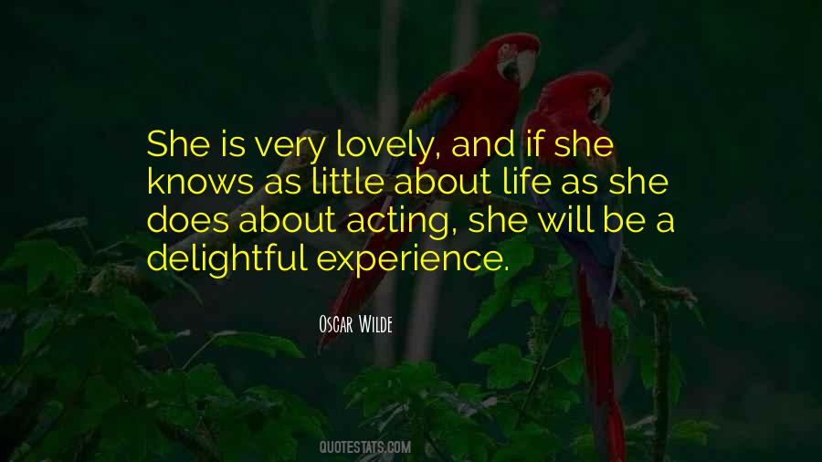 She Is Lovely Quotes #1358883