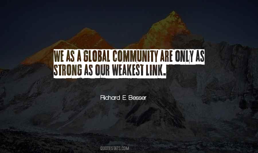 You Are Only As Strong As Your Weakest Link Quotes #142226