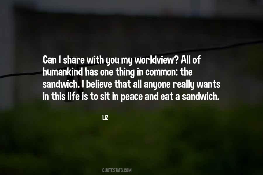 Eat A Sandwich Quotes #397818
