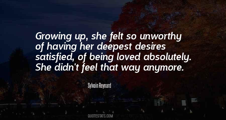Felt Loved Quotes #114511