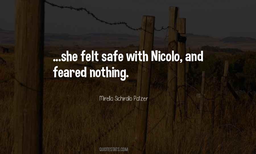 Felt Nothing Quotes #105047