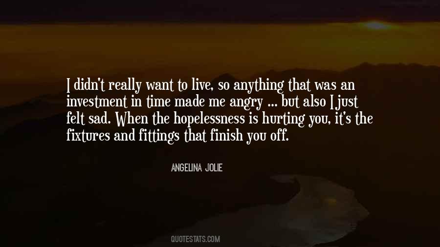 Felt Sad Quotes #1531922
