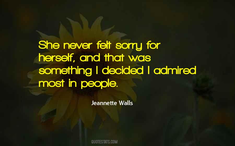 Felt Sorry Quotes #924293