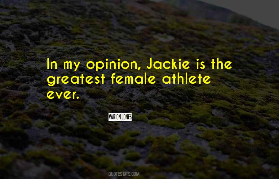 Female Athlete Quotes #1341497