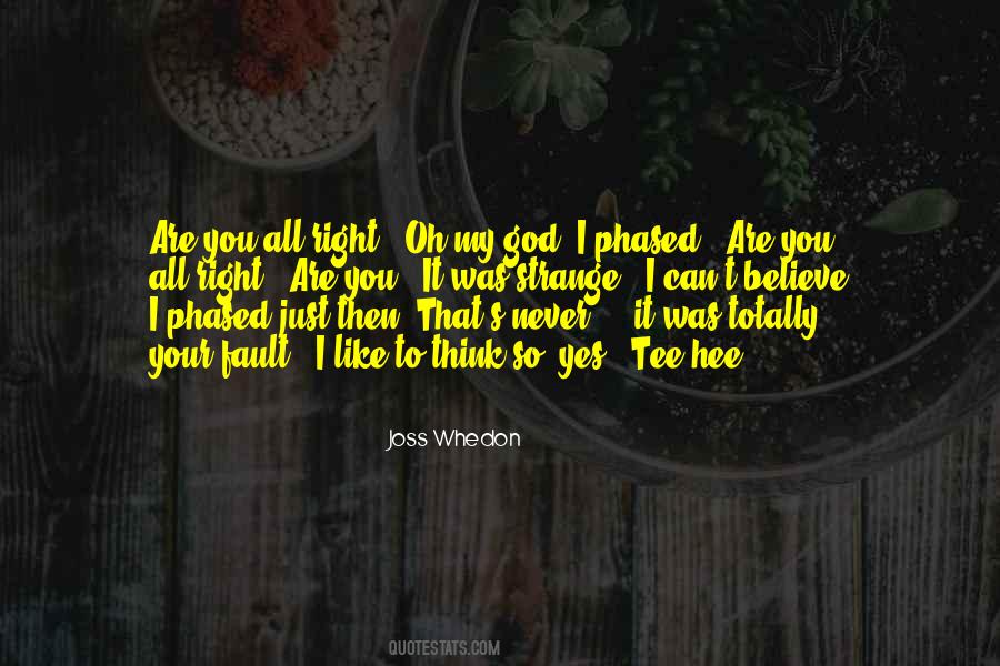 Never Your Fault Quotes #99477