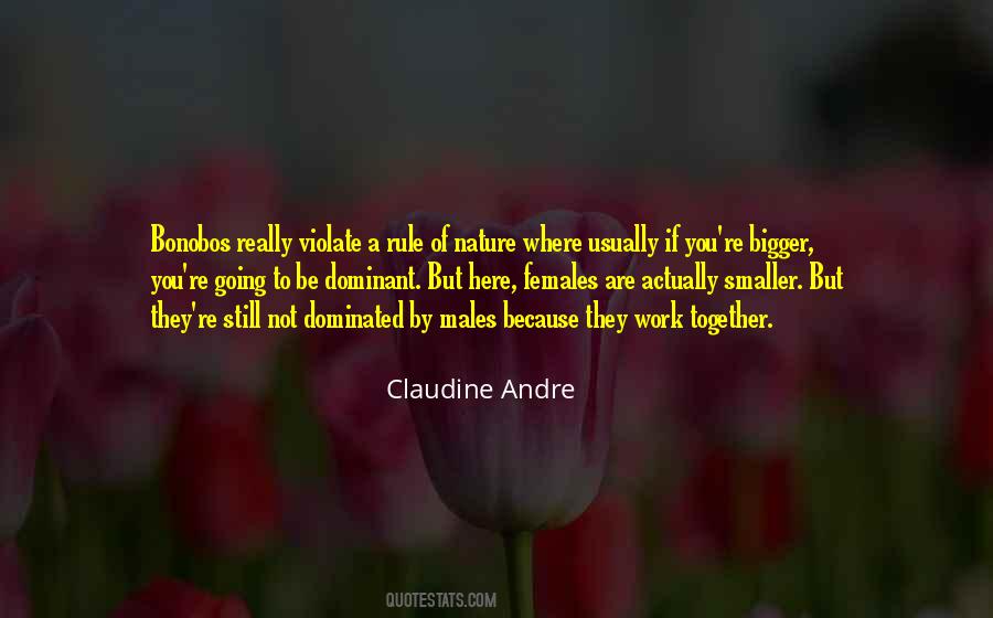 Female Dominated Quotes #1426888