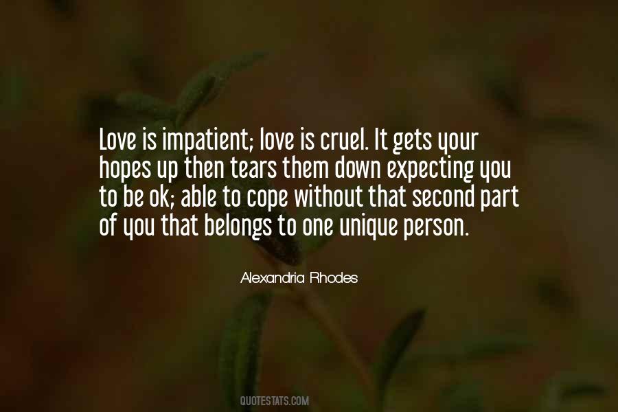 Love Is Unique Quotes #1030437