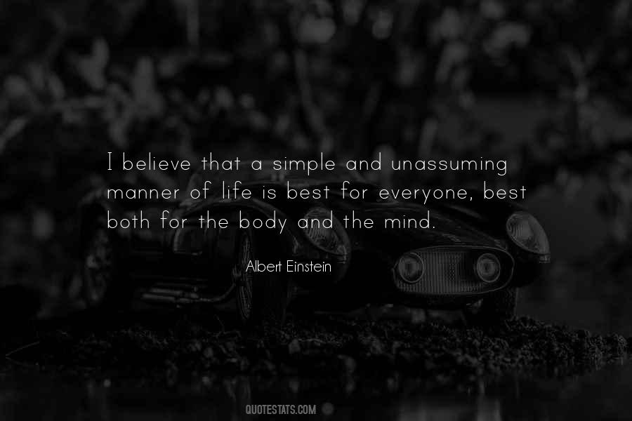 Simple Body Quotes #142792