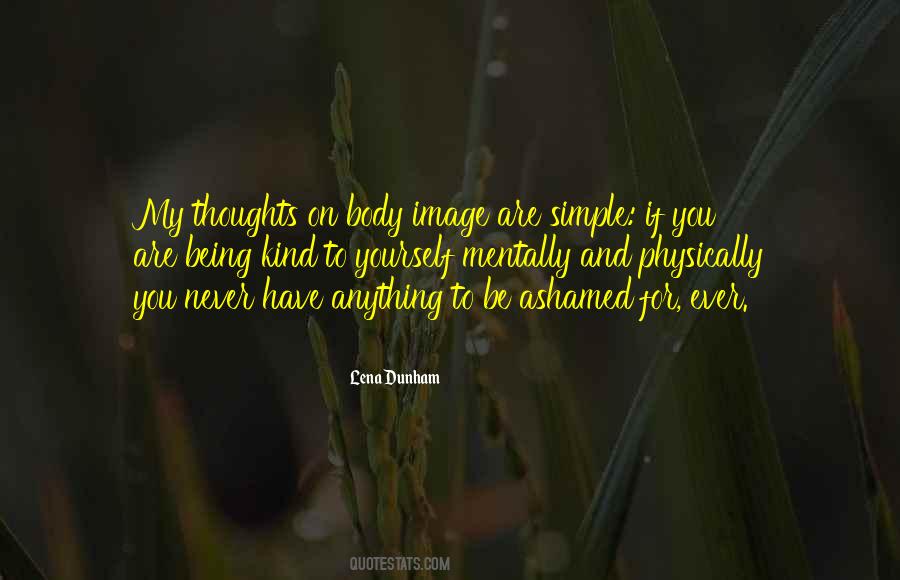 Simple Body Quotes #1874301