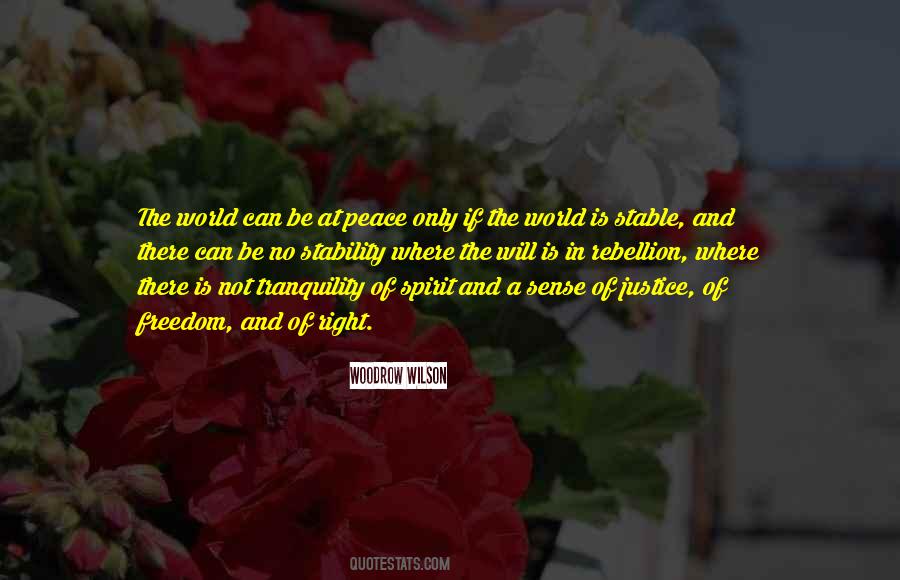 Where Is Peace Quotes #1036832