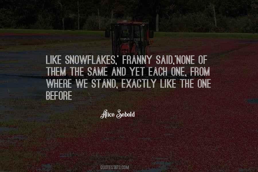 Are Like Snowflakes Quotes #1731346