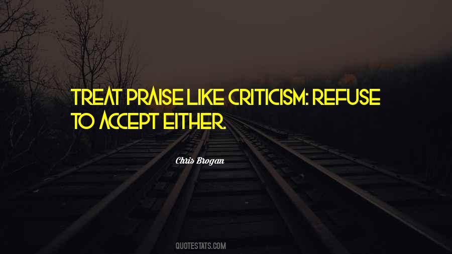 Accept Criticism Quotes #1146234