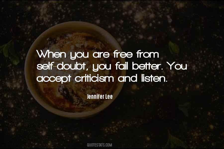 Accept Criticism Quotes #251917