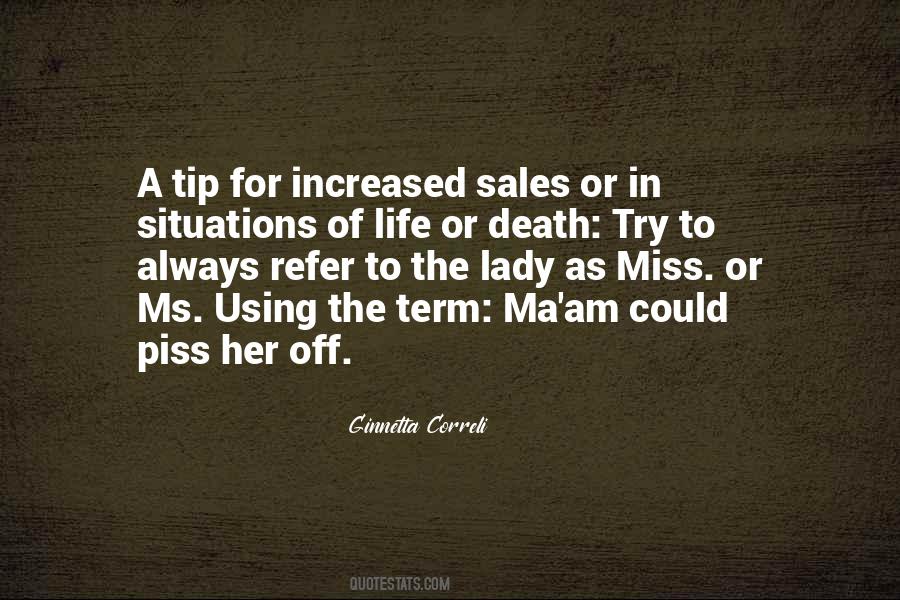 Sales Life Quotes #1476875