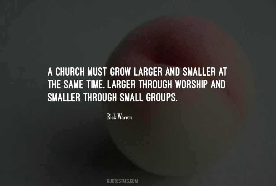 Small Church Quotes #1168466