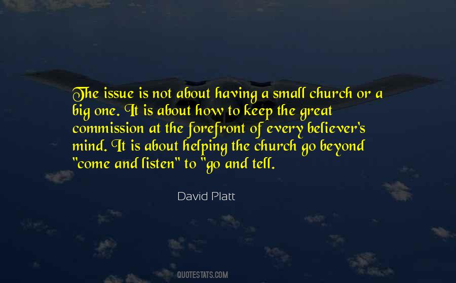 Small Church Quotes #1468031