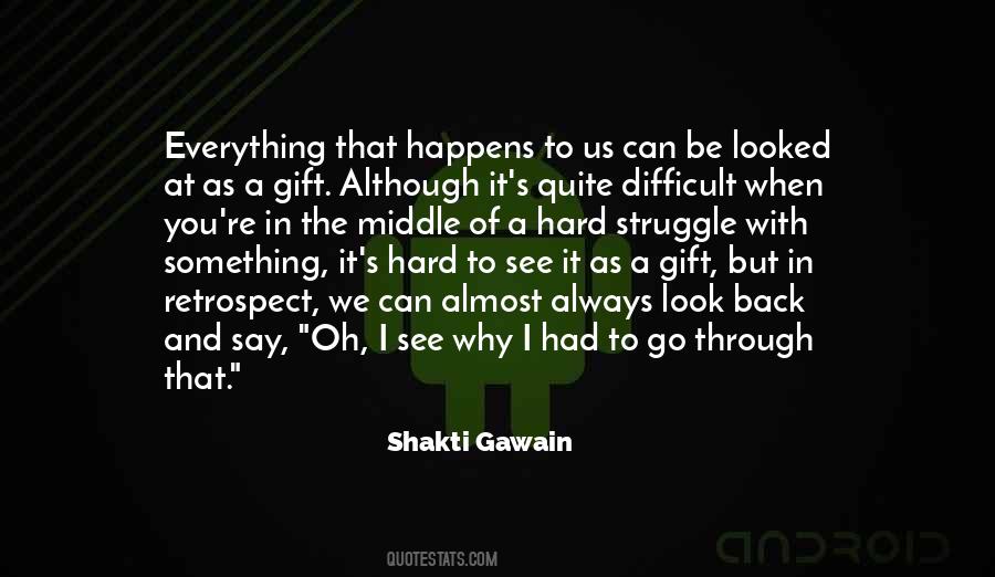 But When You Look Back Quotes #77679