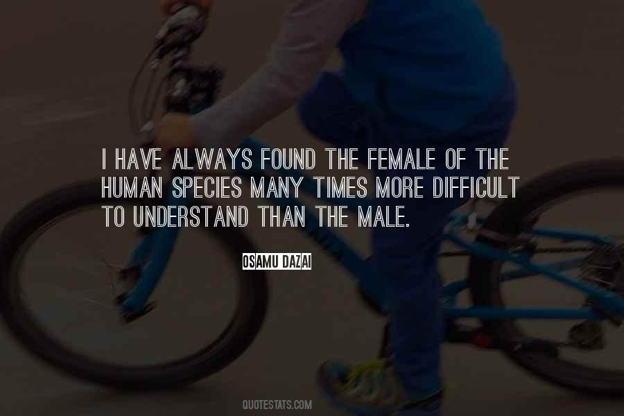 Female Species Quotes #1045743