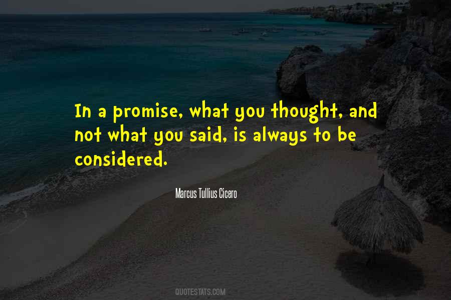 What You Thought Quotes #539875