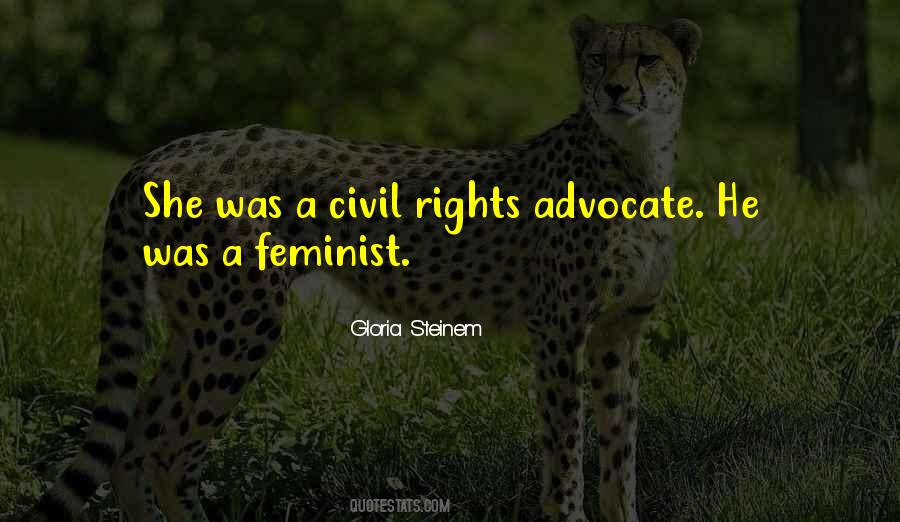 Feminist Gloria Steinem Quotes #1248199