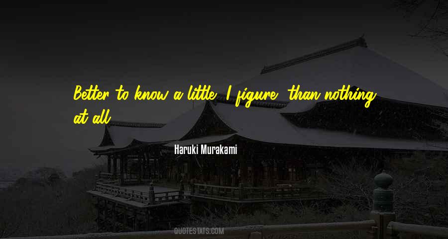 I Know Nothing At All Quotes #395431