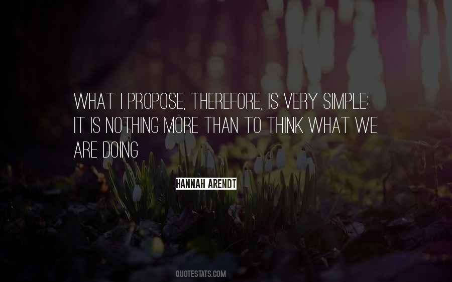 Think Simple Quotes #1762940