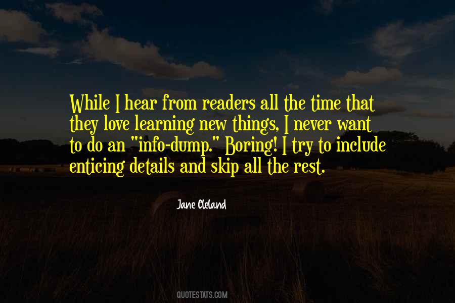 I Love Learning New Things Quotes #852139