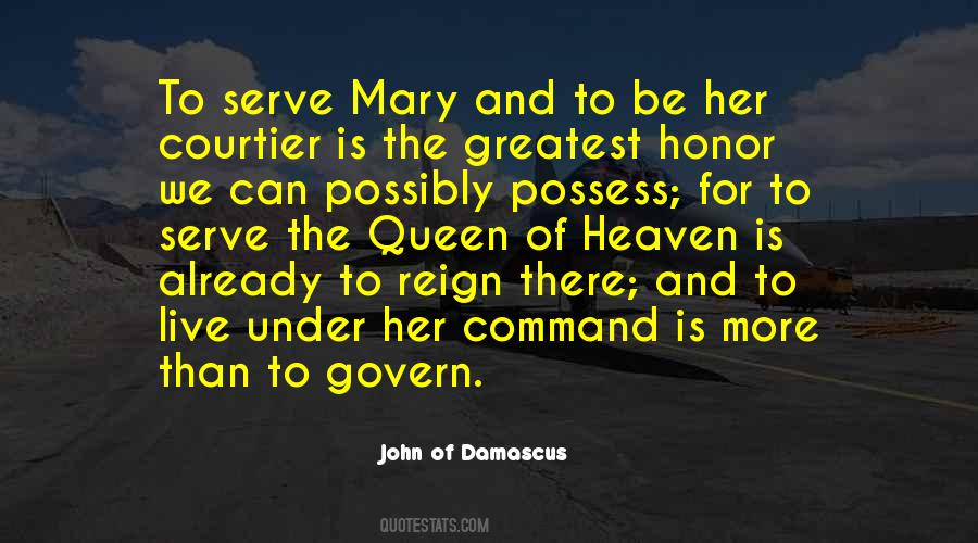Queen Of Heaven Quotes #1504120