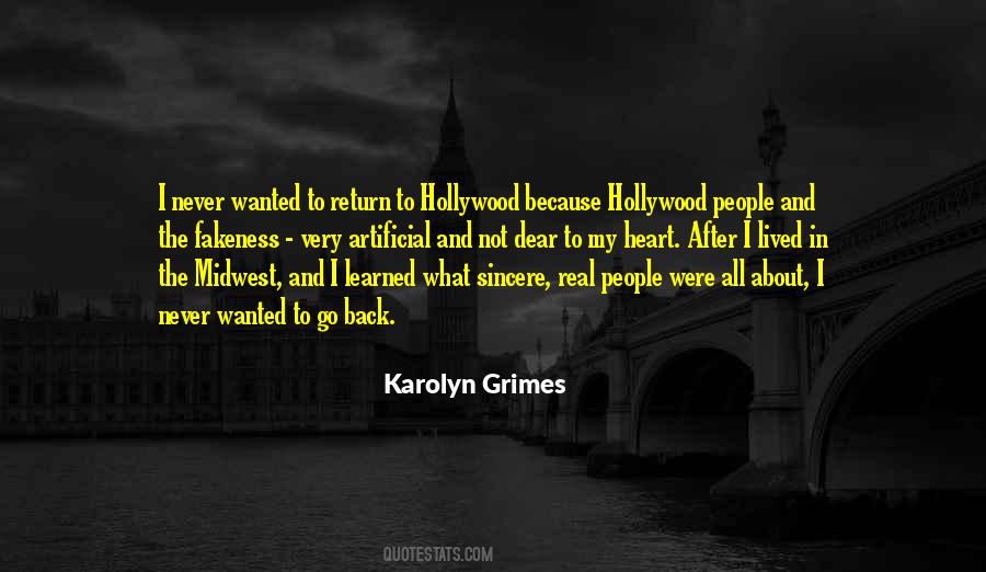 Never Be Sincere Quotes #1139768