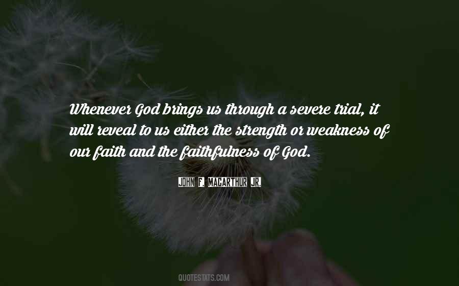 Strength Through God Quotes #1106573