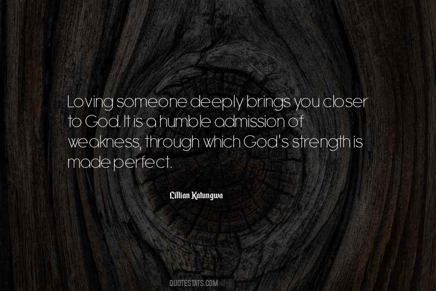 Strength Through God Quotes #1853937