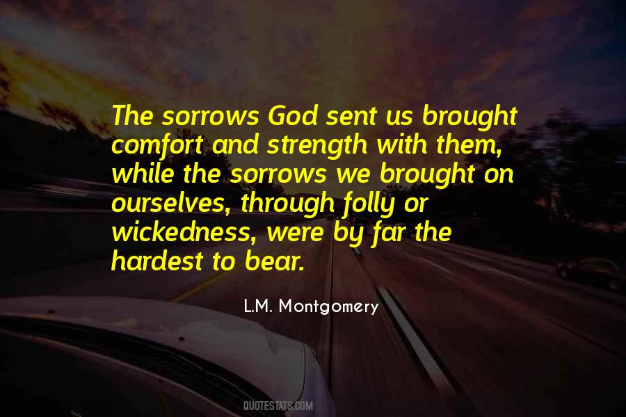 Strength Through God Quotes #944172