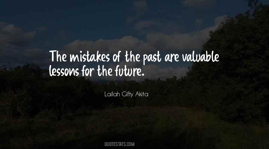 Quotes About No Mistakes Only Lessons #361335