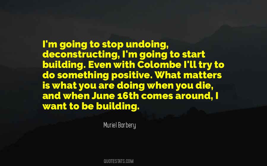 Start Something That Matters Quotes #731088