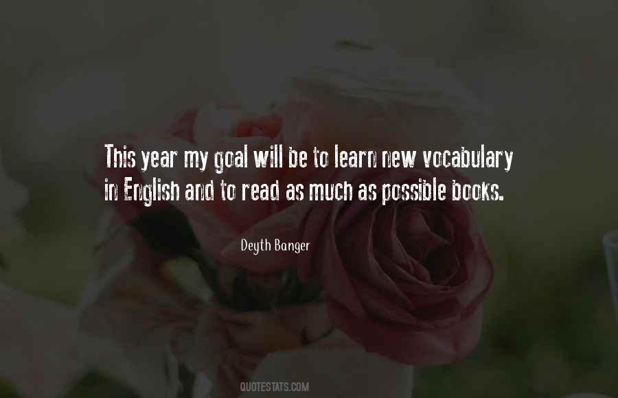 Year English Quotes #1144218